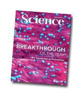 Imagen: Portada de la revista Science